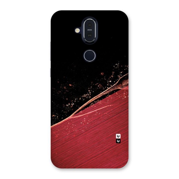 Red Flow Drops Back Case for Nokia 8.1