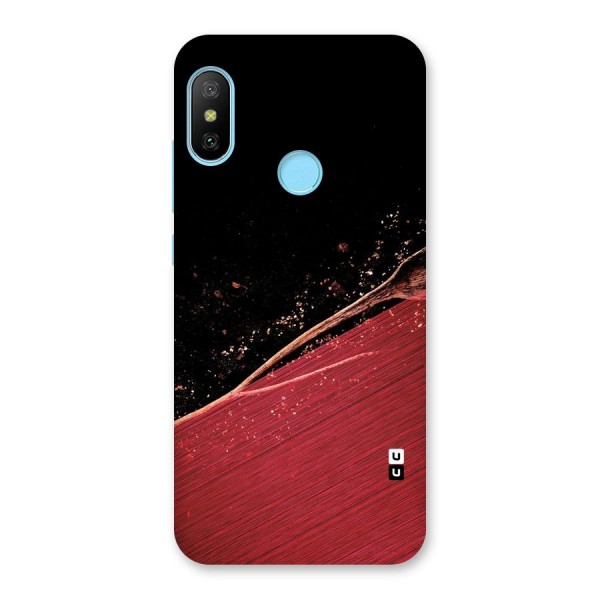 Red Flow Drops Back Case for Redmi 6 Pro