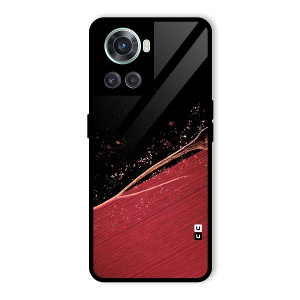 Red Flow Drops Glass Back Case for OnePlus 10R