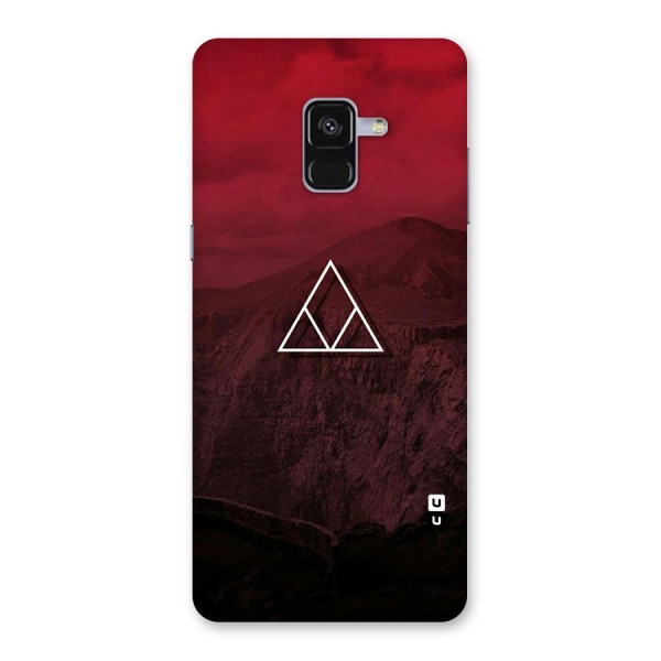 Red Hills Back Case for Galaxy A8 Plus