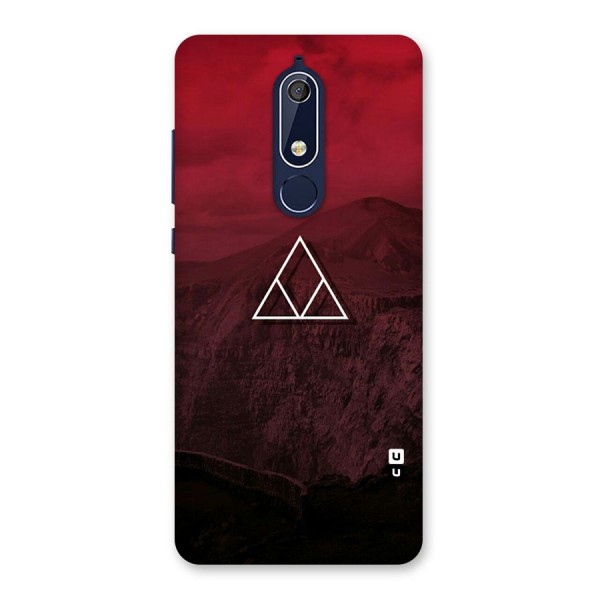 Red Hills Back Case for Nokia 5.1