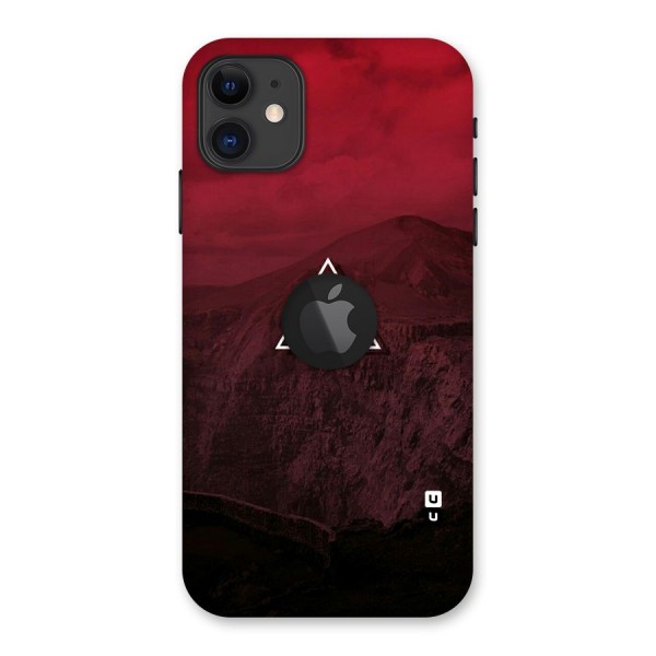 Red Hills Back Case for iPhone 11 Logo Cut