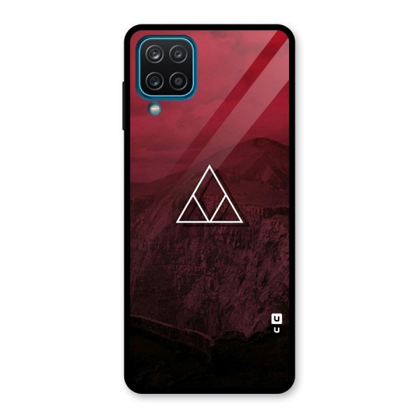 Red Hills Glass Back Case for Galaxy A12