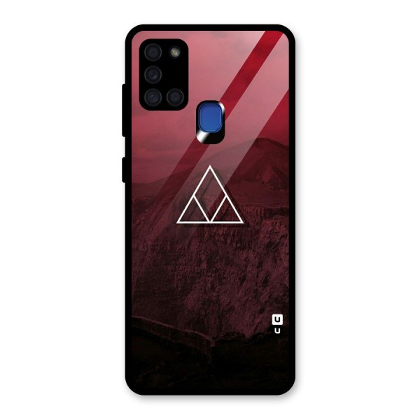 Red Hills Glass Back Case for Galaxy A21s