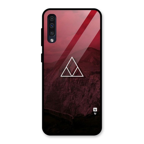 Red Hills Glass Back Case for Galaxy A50