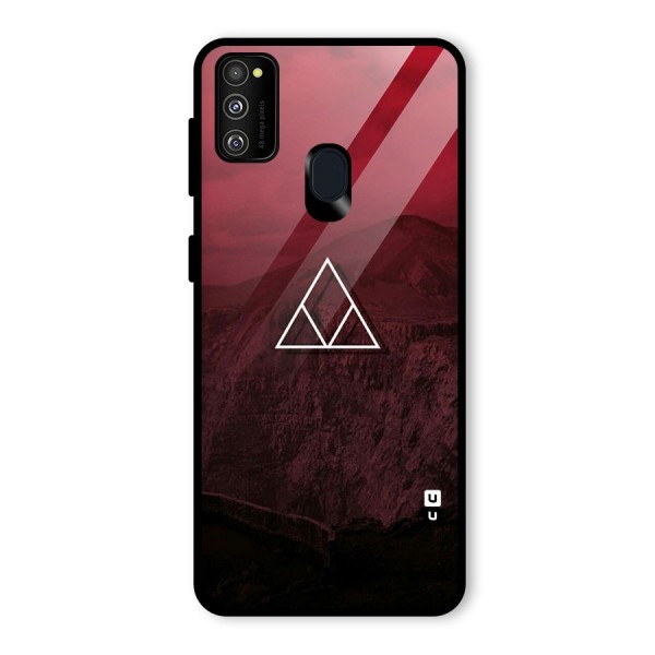 Red Hills Glass Back Case for Galaxy M21