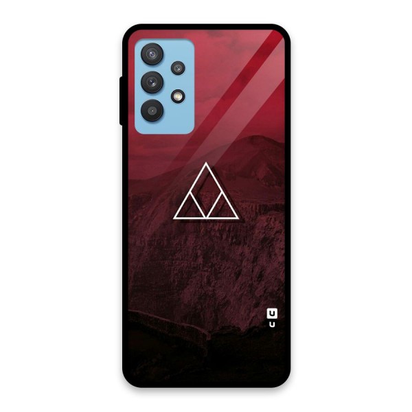 Red Hills Glass Back Case for Galaxy M32 5G