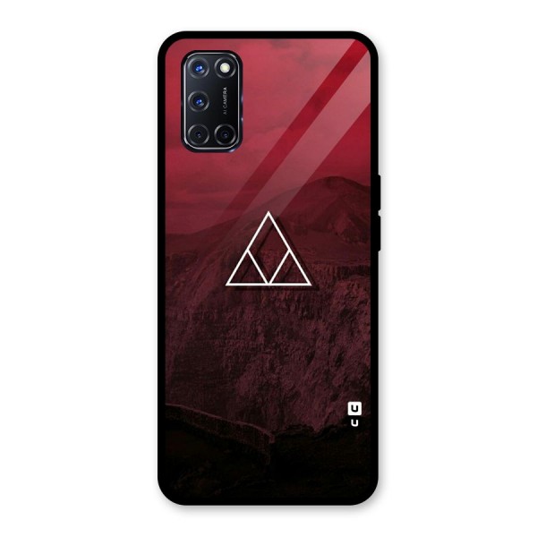 Red Hills Glass Back Case for Oppo A52