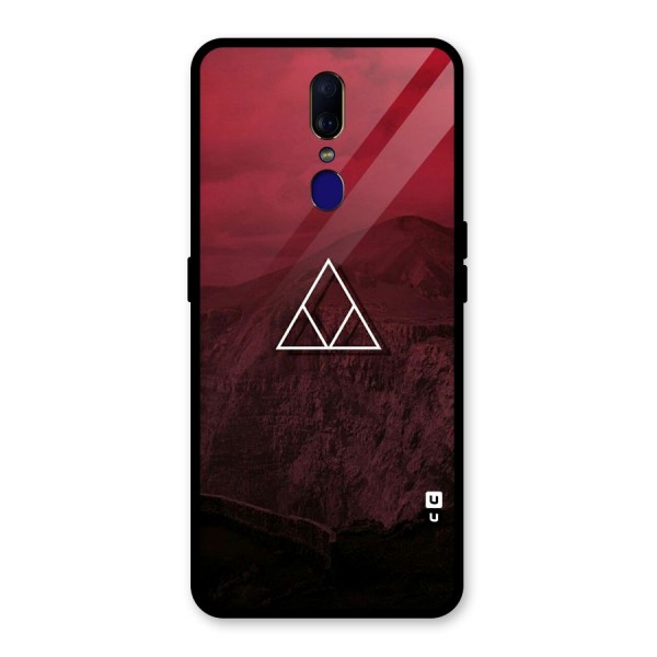 Red Hills Glass Back Case for Oppo F11