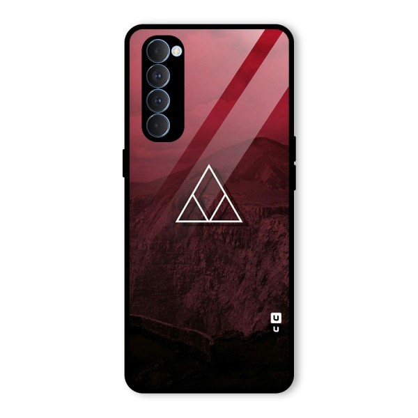 Red Hills Glass Back Case for Oppo Reno4 Pro