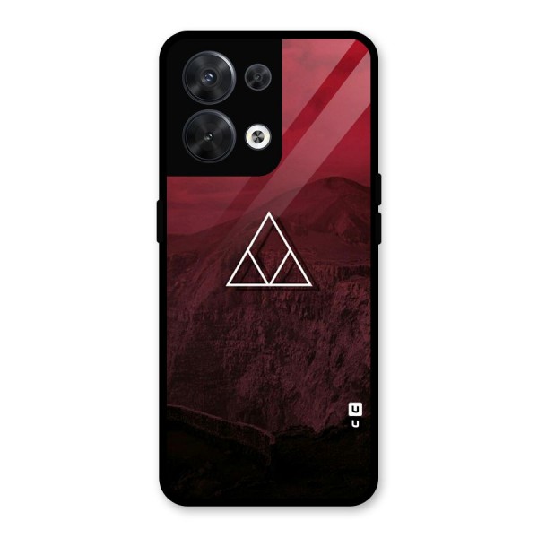 Red Hills Glass Back Case for Oppo Reno8 5G