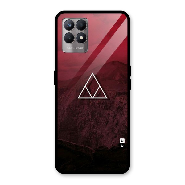 Red Hills Glass Back Case for Realme 8i