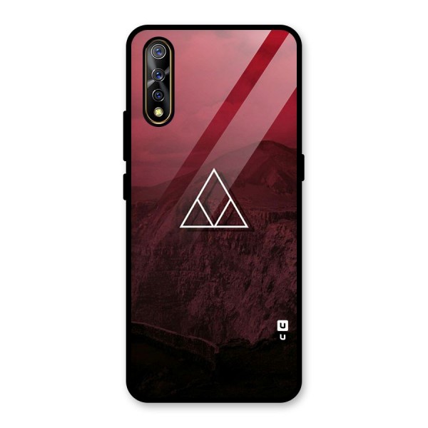 Red Hills Glass Back Case for Vivo S1