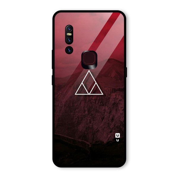 Red Hills Glass Back Case for Vivo V15