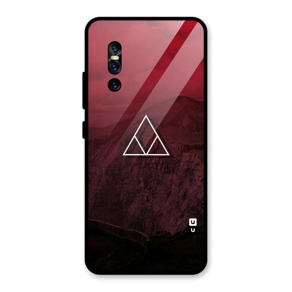 Red Hills Glass Back Case for Vivo V15 Pro