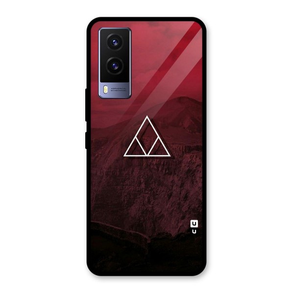 Red Hills Glass Back Case for Vivo V21e 5G