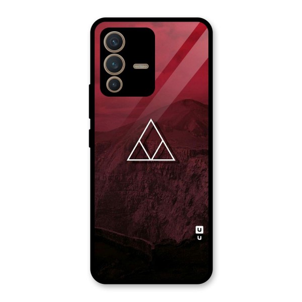 Red Hills Glass Back Case for Vivo V23 5G