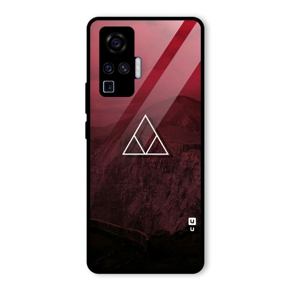 Red Hills Glass Back Case for Vivo X50 Pro