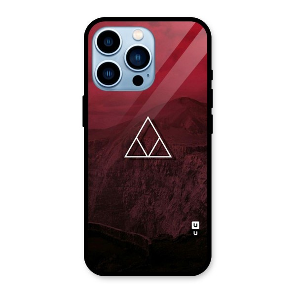 Red Hills Glass Back Case for iPhone 13 Pro