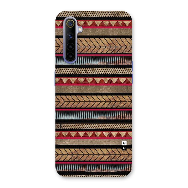 Red Indie Pattern Back Case for Realme 6