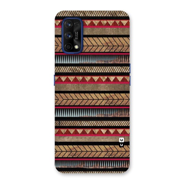 Red Indie Pattern Back Case for Realme 7 Pro