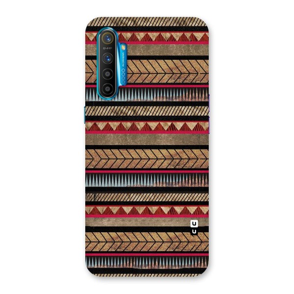 Red Indie Pattern Back Case for Realme XT