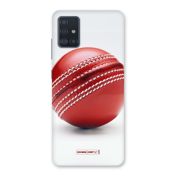 Red International Cricket Ball Back Case for Galaxy A51