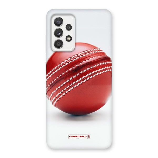 Red International Cricket Ball Back Case for Galaxy A52