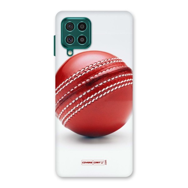 Red International Cricket Ball Back Case for Galaxy F62