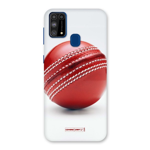 Red International Cricket Ball Back Case for Galaxy M31