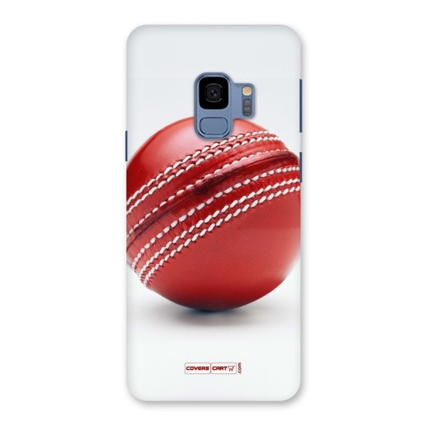 Red International Cricket Ball Back Case for Galaxy S9