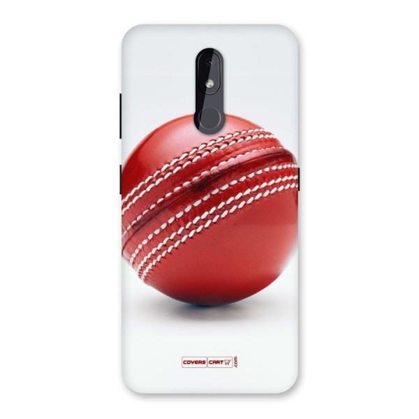 Red International Cricket Ball Back Case for Nokia 3.2