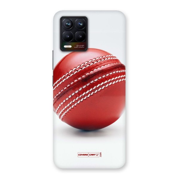 Red International Cricket Ball Back Case for Realme 8