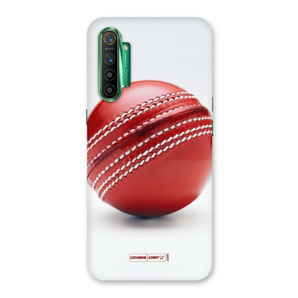 Red International Cricket Ball Back Case for Realme X2