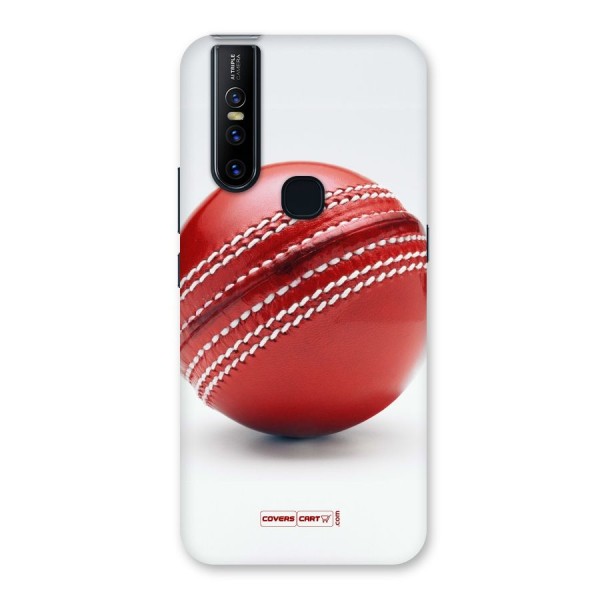 Red International Cricket Ball Back Case for Vivo V15