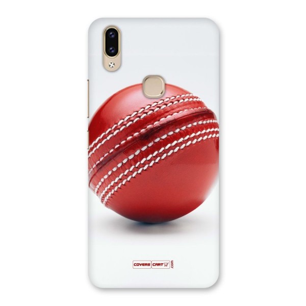 Red International Cricket Ball Back Case for Vivo V9