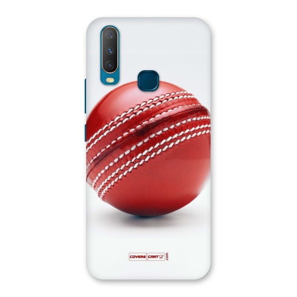 Red International Cricket Ball Back Case for Vivo Y15