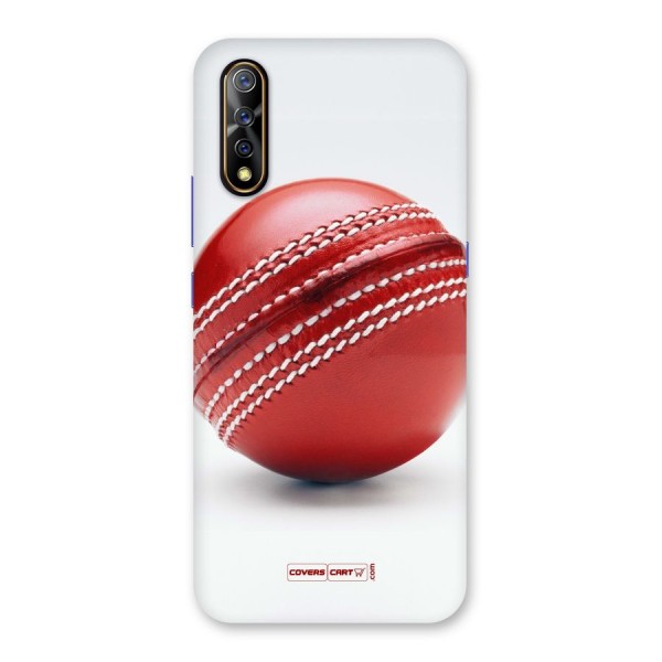 Red International Cricket Ball Back Case for Vivo Z1x