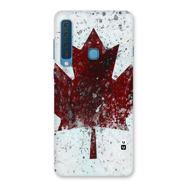 Red Maple Snow Back Case for Galaxy A9 (2018)