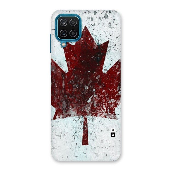 Red Maple Snow Back Case for Galaxy F12