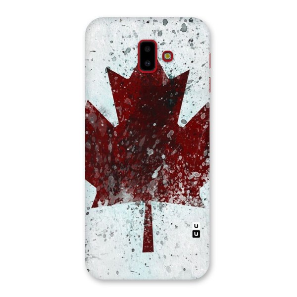 Red Maple Snow Back Case for Galaxy J6 Plus