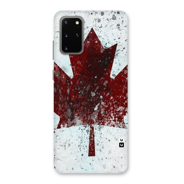 Red Maple Snow Back Case for Galaxy S20 Plus