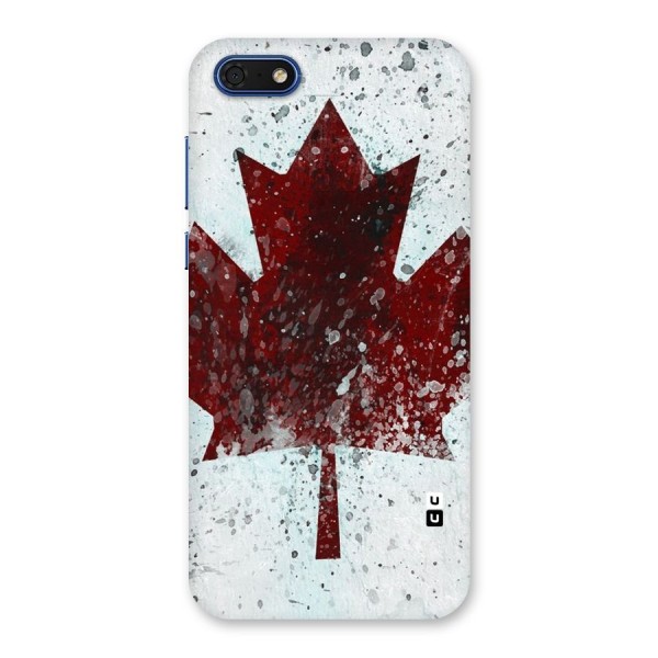 Red Maple Snow Back Case for Honor 7s