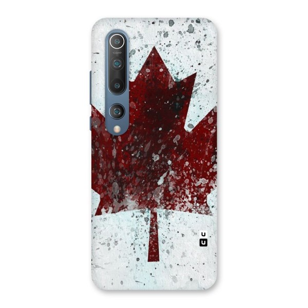 Red Maple Snow Back Case for Mi 10