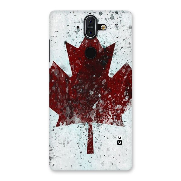 Red Maple Snow Back Case for Nokia 8 Sirocco