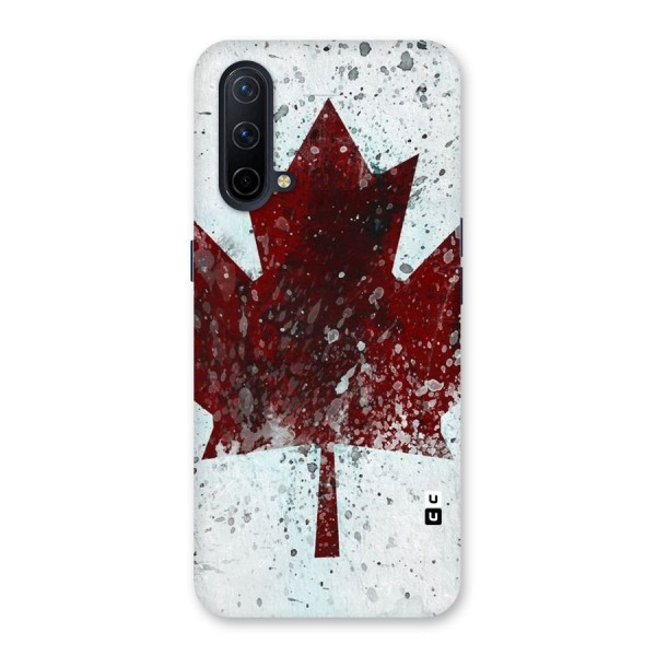 Red Maple Snow Back Case for OnePlus Nord CE 5G