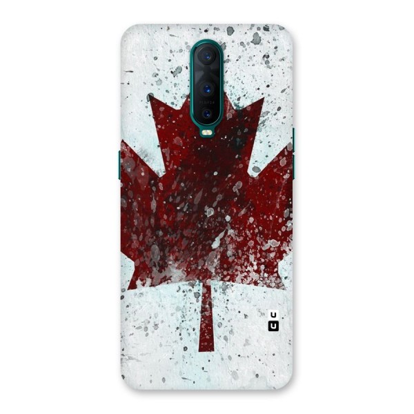 Red Maple Snow Back Case for Oppo R17 Pro