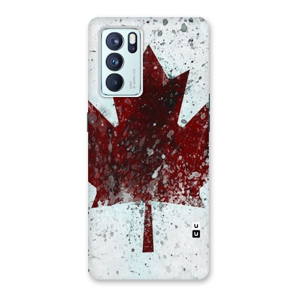 Red Maple Snow Back Case for Oppo Reno6 Pro 5G