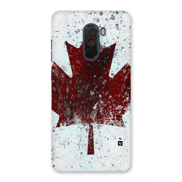 Red Maple Snow Back Case for Poco F1