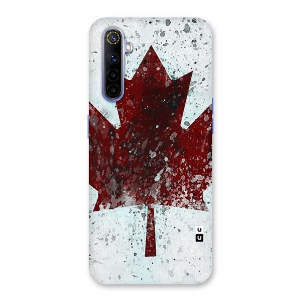 Red Maple Snow Back Case for Realme 6